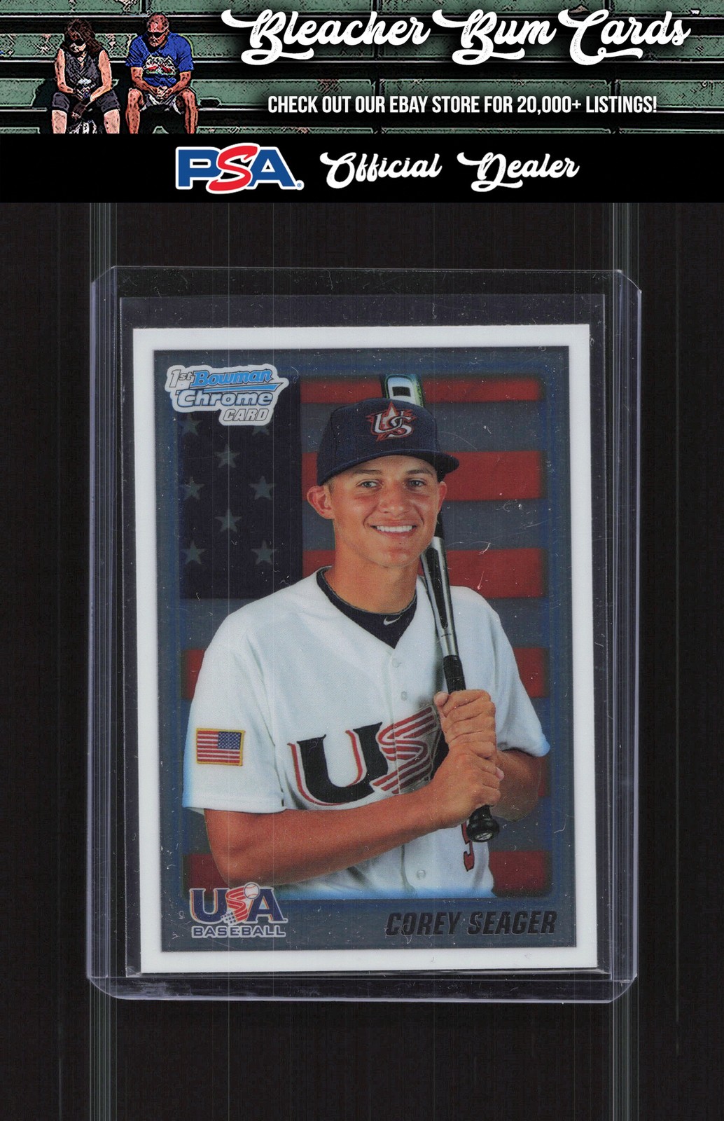 2010 Bowman Draft Picks & Prospects BDPP108 Corey Seager Chrome Prospects