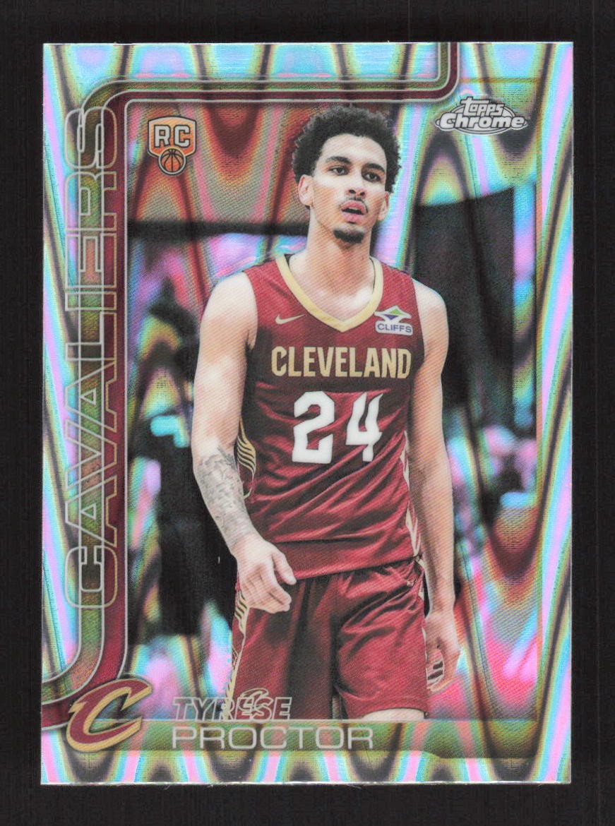 Tyrese Proctor 2025-26 Topps Chrome RayWave Refractor Rookie #300