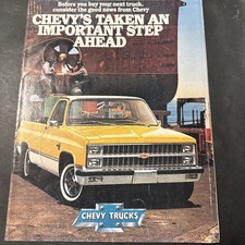 1981 Chevrolet An Important Step Ahead Sales Brochure Original