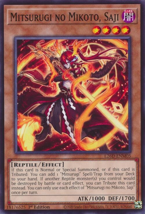 Mitsurugi No Mikoto, Saji L26D-ENM05 Legendary Modern Decks 2026
