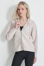 DKNY Women's Tech Ottoman Jacket - Size Large - Color Sand - NWT