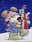For You, Brother-in-Law, Christmas Card. (CF59)