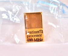 Vintage Intel Pentium II Computer processor 400MHz gold pin NEW Factory Sealed