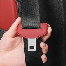 Fibbia cintura di sicurezza auto universale clip cover protezione pelle interno bottone custodia