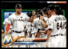 2018 Topps Miami Marlins Miami Marlins #73