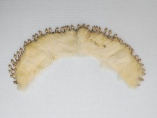 Baare Beards White fur Collar with beads