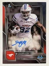 RJ Maryland 2025 Bowman University Chrome Auto Autograph SMU Mustangs