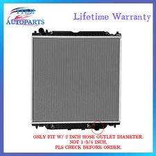 Radiator 2887 For 05-07 Ford F250 F350 F450 Super Duty 6.0 6.8L W/ 2" Outlet Dia