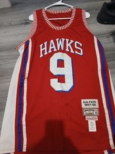 Authentic Bob Petite #9 Mitchell & Ness 1957-58 St Louis/Atlanta Hawks Jersey 56
