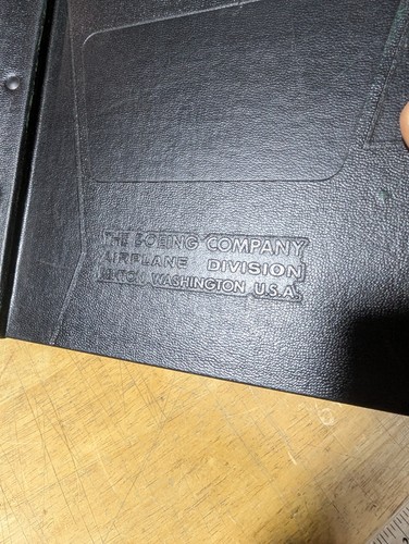 Vintage Boeing 707 Cargo Jet Maintenance Manual Volume 5 - 1 Book Only Of Set - Imagen 3 de 19