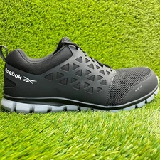 Reebok Sublite Cushion Mens Size 13 4E Black Composite Toe Safety Work Shoes