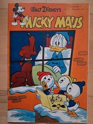 Walt Disney´s Micky Maus Nr.12 von Dezember 1954 - ORIGINAL Comicheft - Bild 1 von 4