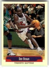 1999-00 Topps Chrome Dee Brown Refractors #85