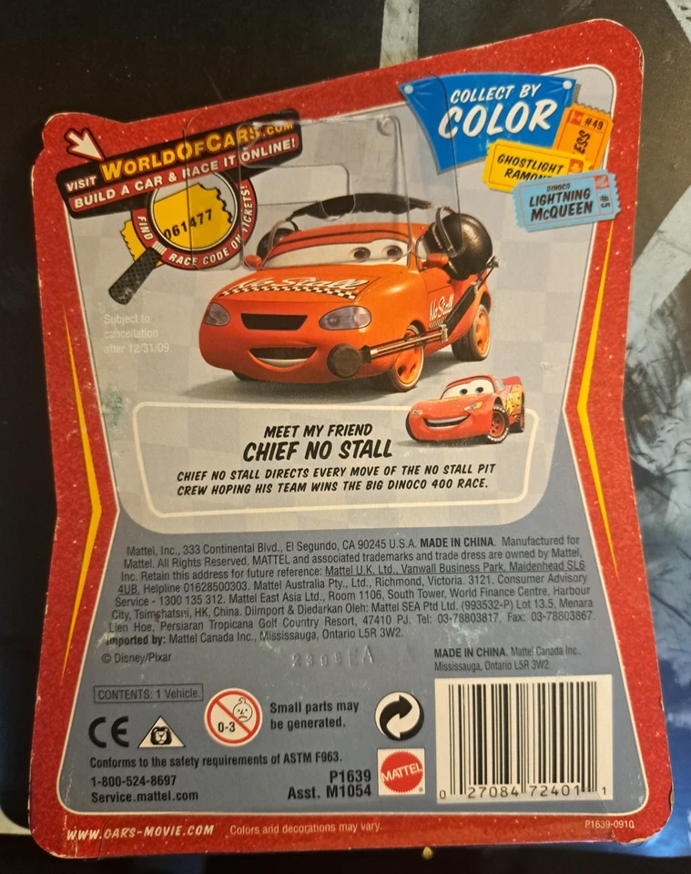 CARS - IMPOUND LIGHTNING McQUEEN Chase Confetti - Mattel Disney Pixar - Immagine 2 di 2