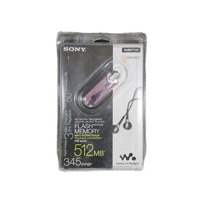 Sony Network Walkman 512 MB Digital Music Player - FM Tuner - Pink