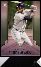 2020 Panini Chronicles #15 Yordan Alvarez Titanium Green Houston Astros