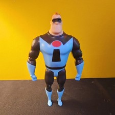 Mr. Incredible Plastic Figure - The Incredibles Disney Pixar Blue/Black