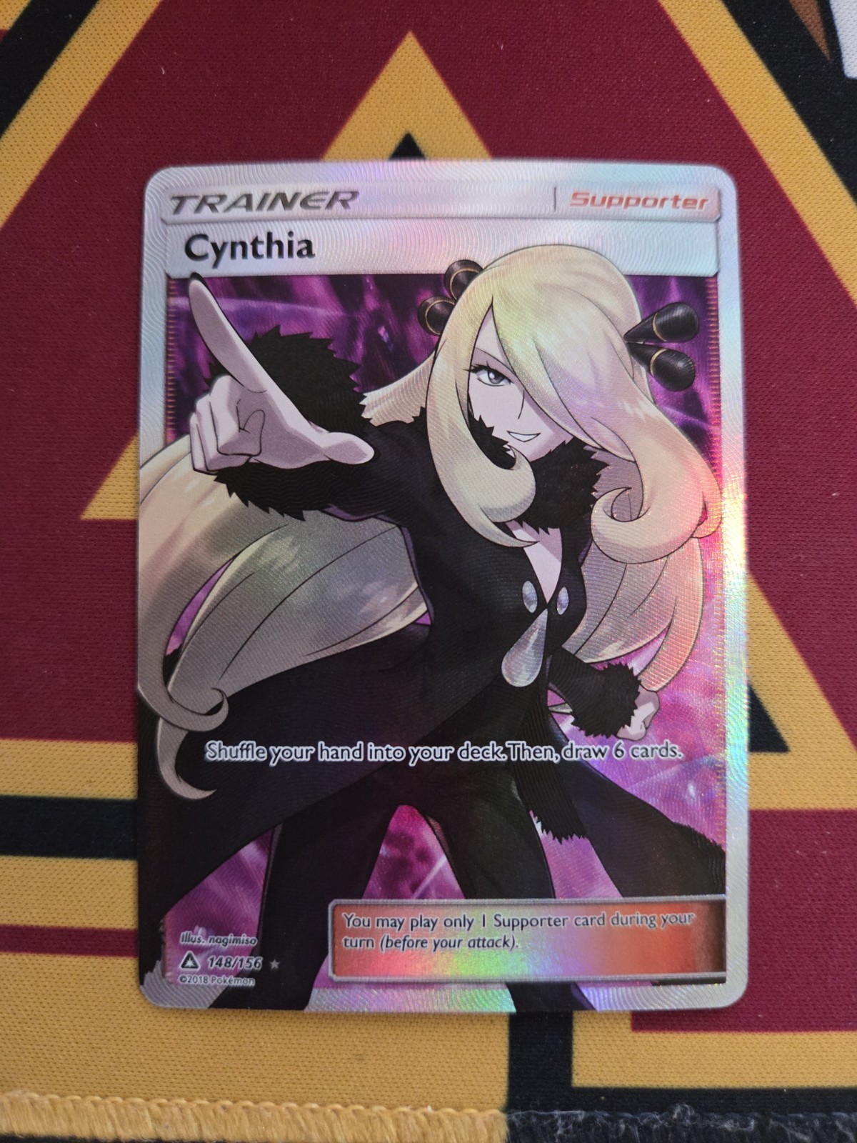 Cynthia (Full Art) 148/156 Sm-Ultra Prism Holo NM