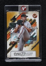 2025 Topps Pristine Gold Pristine Pulsar Refractor 25/50 Justin Verlander #232