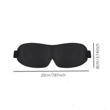 3D Contoured Sleep Mask 100 Light Blocking Eye Mask Ultra-Soft Skin-Friendly Ma