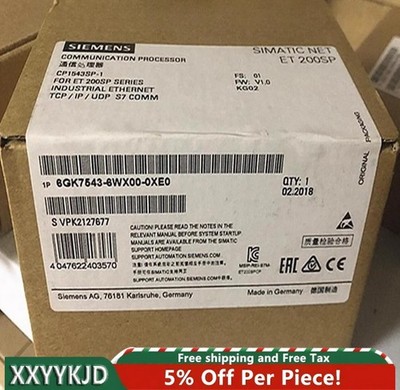 6GK7 543-6WX00-0XE0 NEW SIEMENS 6GK7543-6WX00-0XE0 Communications Processor
