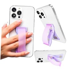 PRO Premium Phone Grip - Silicone Phone Strap - Magnetic Phone Lavender Glow