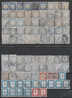410) NETHERLANDS NEDERLAND POSTAGE DUE PORT 1894 / 1947 USED PERFECT