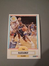 Tim Hardaway- Basketball Card- Fleer 1990 #63 -RC