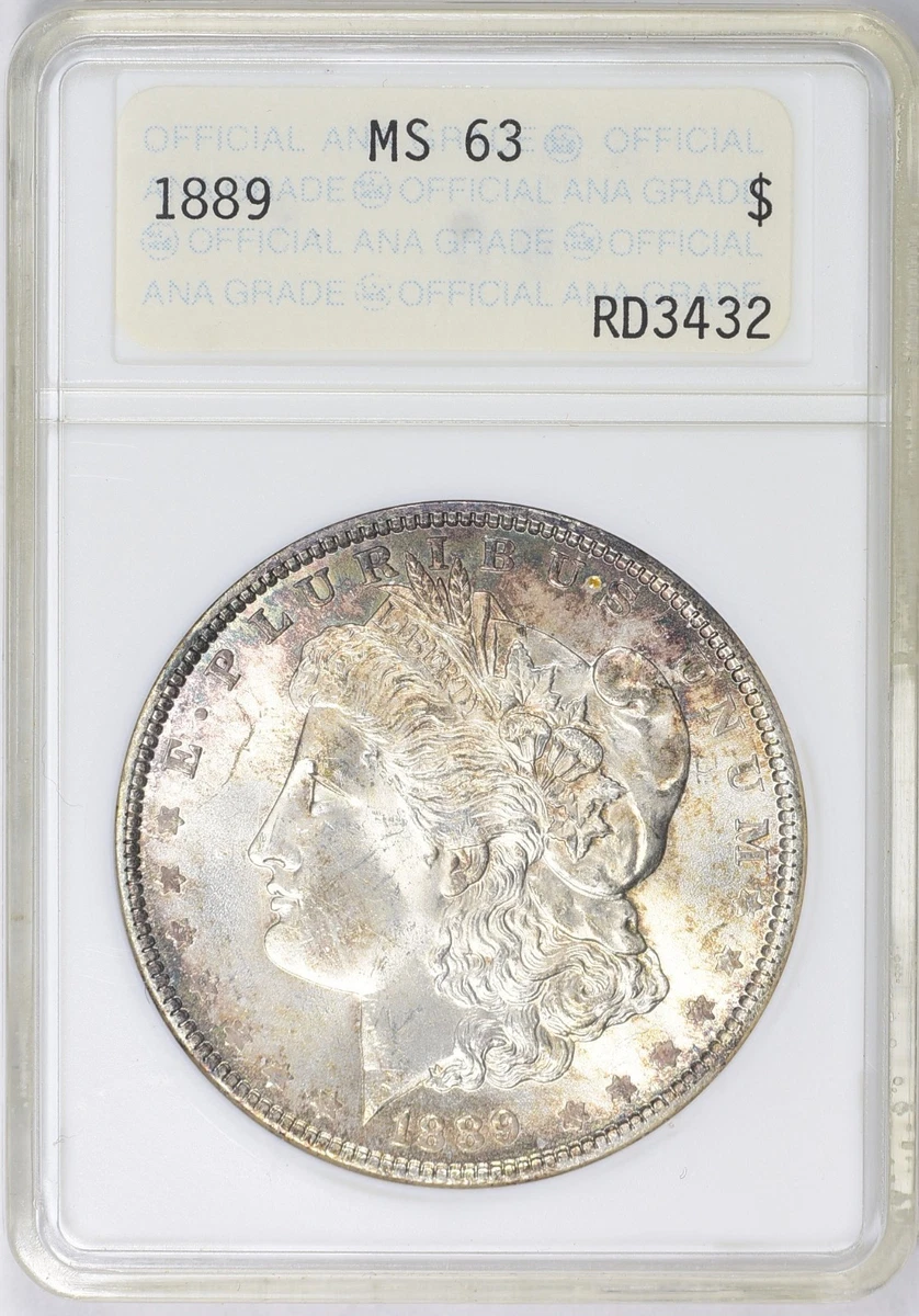 MS 63 Graded 1889 Year Morgan US Dollars (1878-1921) for sale | eBay