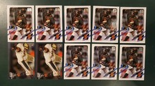 GREGORY SANTOS - LOT OF (10) ROOKIE CARDS - Topps 2021 Giants