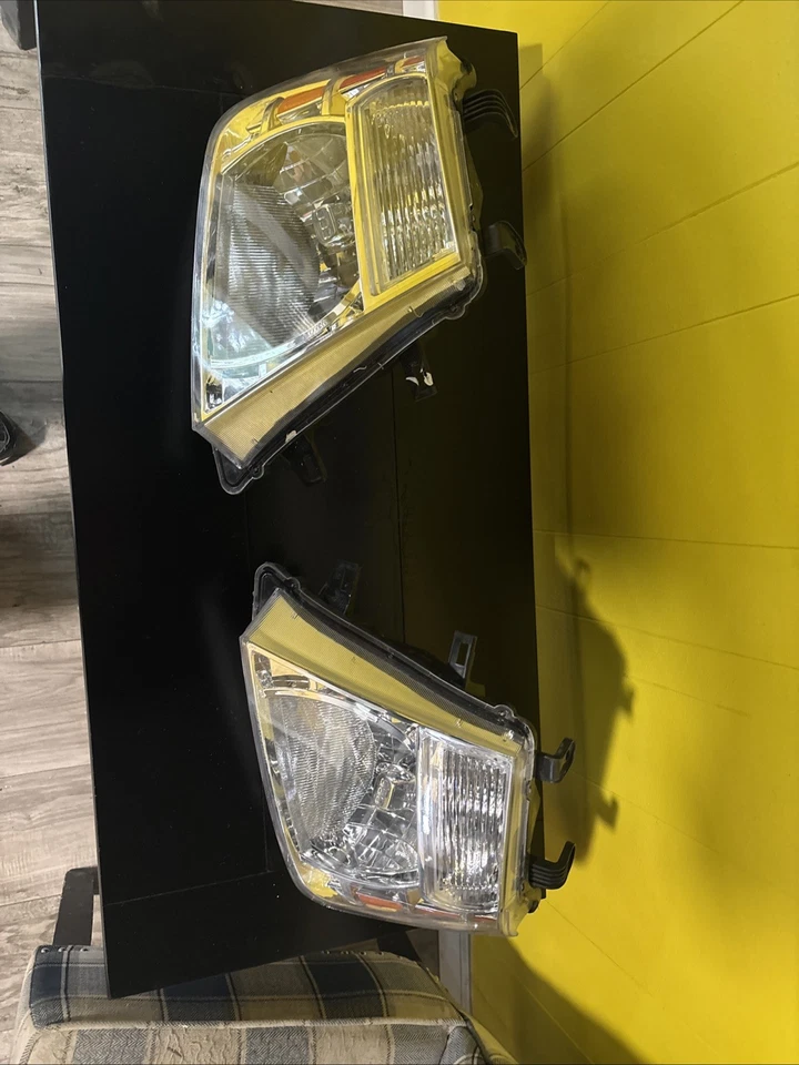 Faros Pathfinder cromados izquierda+derecha 2008 2009 2010 2011 2012 Foto 2 de 4