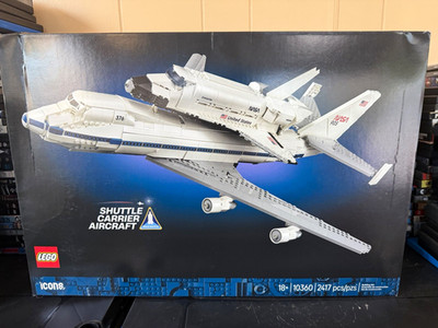 LEGO Icons NASA Shuttle Carrier Aircraft 10360 Set, 2417 Pieces, Box