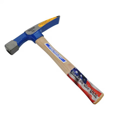 24 Oz. Carbon Steel Bricklayer'S Hammer with 11.5 In. Hardwood Handle