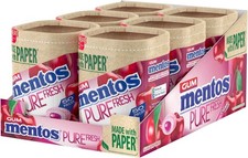 MENTOS GUM - Pure Fresh Chewing Gum - Crisp Outer Shell and Liquid Filled Centre