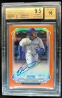 2019 Bowman Sterling Vladimir Guerrero Jr. Rookie Auto RC Orange #38/75 BGS 9.5