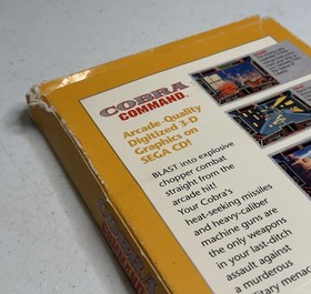 Cobra Command (Sega CD, 1992) Disc and Box, Tested