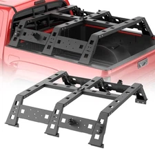 Black Steel High Bed Rack Truck Luggage Carrier For Toyota Tacoma 2005-2023