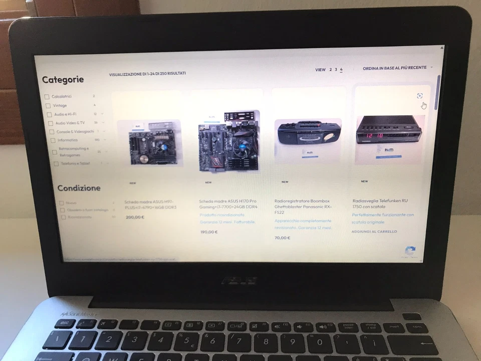 Notebook ASUS P302U CPU Intel Core i5-6200 RAM 12GB DDR3 SSD 512GB Display 13,3" - Immagine 4 di 4