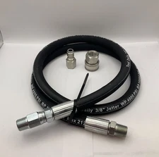 Tool Daily Pressure Washer Whip Hose with Power Washer Adapter Set, 4 FT