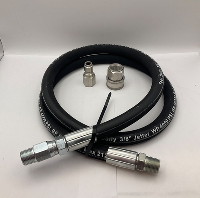 #ad Tool Daily Pressure Washer Whip Hose with Power Washer Adapter Set 4 FT $33.10