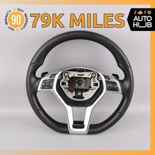 12-18 Mercedes W207 E400 Cls550 Amg Sport Steering Wheel Flat Bottom Oem
