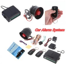 Car Alarm System 1 Way Vehicle Burglar Alarm Security Protection Remote Control