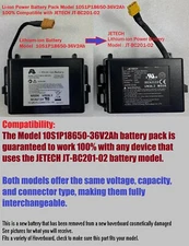 Li-ion Battery 36V  10S1P1865O-36V2Ah 🔴100% Compatible with JETECH JT-BC201-02