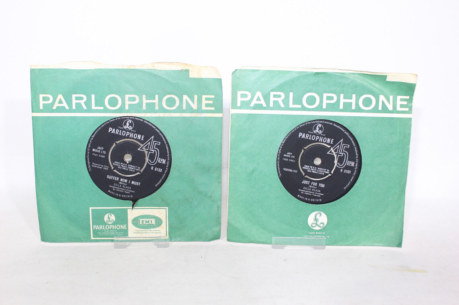 CILLA BLACK LP 7" Vinyl Record Parlophone 1962 R5101 R5133 Anyone Who Had a Hear