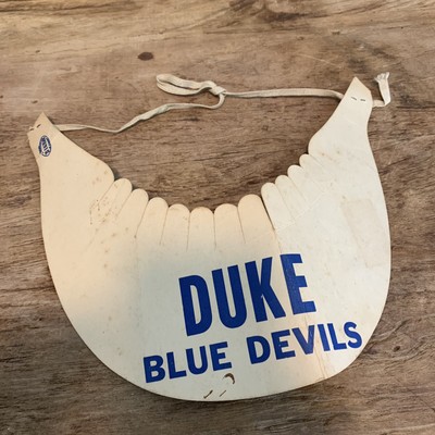 Vintage Duke Blue Devils Paper Visor 