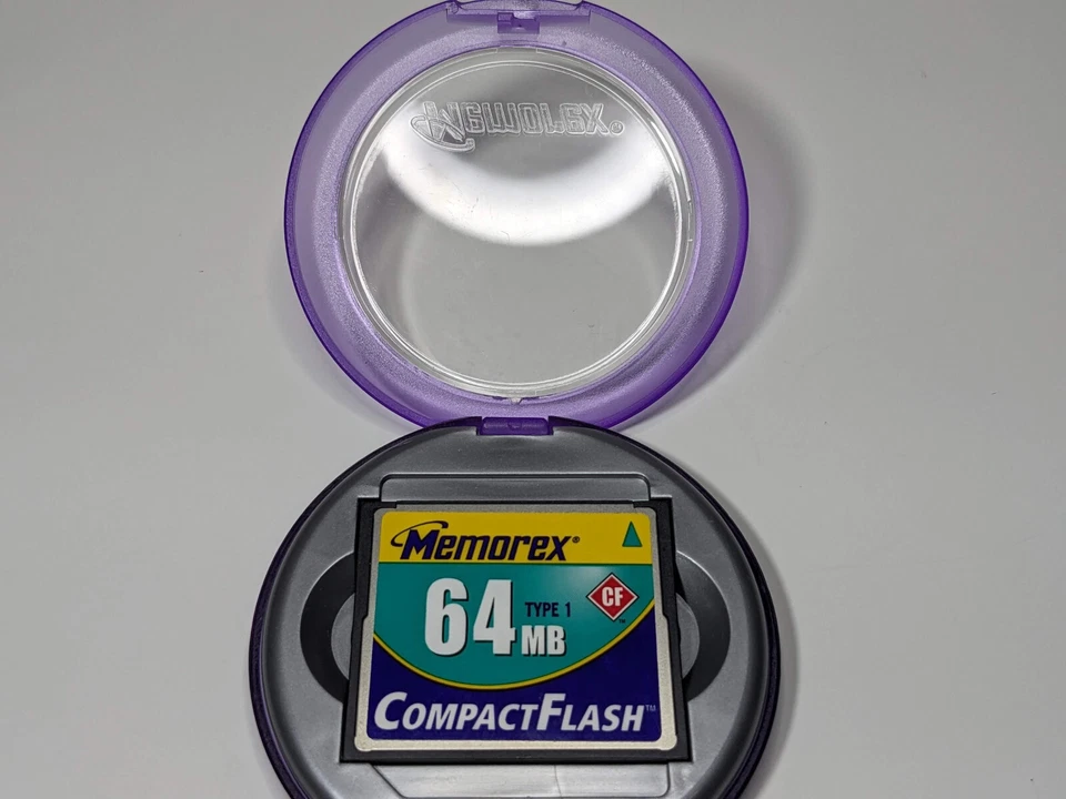 Memorex 64MB Compact Flash (CF) Type 1 Memory Card w/ Case - Image 4 of 4