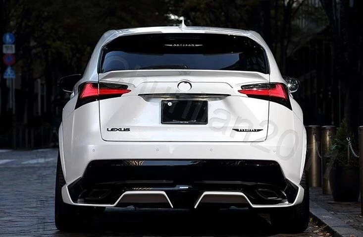 Alerón de maletero ABS sin pintar estilo de fábrica para Lexus NX200T NX300H 2015-2017 Foto 3 de 4