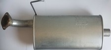 AP Exhaust 2415 Challenge Series Oval Exhaust Muffler w/ Flange and Inlet Neck