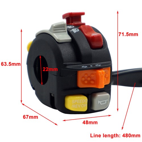 Left Handlebar Switch 4012435 For Polaris Sportsman 500 550 850 Forest 2011-2014 - Picture 9 of 9