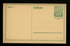 Postal Stationery H&G #140 Germany postal card 1921 Vintage